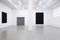 Enrico Della Torre, große minimalistische abstrakte schwarze Kohle 8