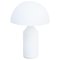 Large Opaline Murano Glass Atollo Table Lamp by Vico Magistretti for Oluce 1
