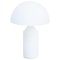 Large Opaline Murano Glass Atollo Table Lamp by Vico Magistretti for Oluce, Image 1