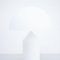 Grande Lampe de Bureau Atollo en Verre de Murano Opalin par Vico Magistretti pour Oluce 9