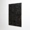 Großes modernes abstraktes schwarzes Mix-Media Gemälde von Adrian 3