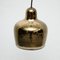 Goldene Bell Hängelampe von Alvar Aalto für Artek, 1950er 2
