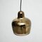 Golden Bell Pendant Lamp by Alvar Aalto for Artek, 1950s 4