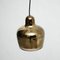 Lampada a sospensione dorata di Alvar Aalto per Artek, anni '50, Immagine 4