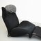 Wink 111 Armchair in Black by Toshiyuki Kita for Cassina, 1980s, Image 14