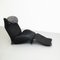 Fauteuil Wink 111 Noir par Toshiyuki Kita pour Cassina, 1980s 2