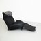Wink 111 Armchair in Black by Toshiyuki Kita for Cassina, 1980s, Image 2