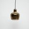 Lampe à Suspension Cloche Dorée par Alvar Aalto pour Artek, 1950s 8