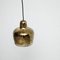 Lampe à Suspension Cloche Dorée par Alvar Aalto pour Artek, 1950s 4