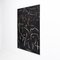 Pintura negra abstracta contemporánea sobre madera de Adrian, Imagen 3