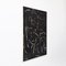 Pintura negra abstracta contemporánea sobre madera de Adrian, Imagen 2