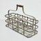 French Wood and Metal Bottle Rack, 1920s 3