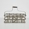 French Wood and Metal Bottle Rack, 1920s 4