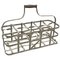 French Wood and Metal Bottle Rack, 1920s, Image 1