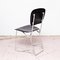 Mid-Century Metal and Wood Swiss Stackable Chair by Armin Wirth for Aluflex 4
