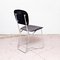 Mid-Century Metal and Wood Swiss Stackable Chair by Armin Wirth for Aluflex 2