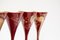 Cocktail Urushi Japanese Red Lacquered Set, England, 1910s, Set of 8 10