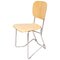 Mid-Century Metal and Wood Swiss Stackable Chairs by Armin Wirth for Aluflex, Image 7