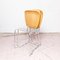 Mid-Century Metal and Wood Swiss Stackable Chairs by Armin Wirth for Aluflex 4