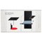 Modell Toy of Rietveld Berlin Chair and End Table, 1985 1