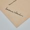Hand Signed Artwork Turf, Stake and String, Lawrence Weiner, 1968 2