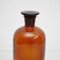 Mid-19th Century Amber Apothecary Glass Bottle with Lid 5