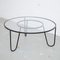 Mid-Century Black Metal and Glass Coffee Table by Mathieu Matégot, 1950s 2