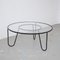 Mid-Century Black Metal and Glass Coffee Table by Mathieu Matégot, 1950s 5
