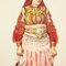 National Dresses of Macedonia Illustrated Drawing in Plate, 1963 4