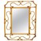 Mid-Century Bamboo Rattan Handcrafted French Mirror, 1960s, Image 1