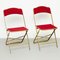 Antique French Folding Theater Chairs, 1960s, Set of 2, Image 3