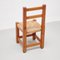 Wood and Rattan Children Chairs, 1960s, Set of 2, Image 5