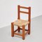 Wood and Rattan Children Chairs, 1960s, Set of 2, Image 6