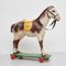 French Antique Cardboard Childrens Horse, 1950s, Image 7