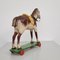 French Antique Cardboard Childrens Horse, 1950s 9