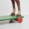 French Antique Cardboard Childrens Horse, 1950s 3
