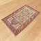 Antique Caucasian Hand-Knotted Wool Rug, Dagestan, 1880s, Image 3
