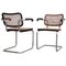 B64 Cesca Chairs by Marcel Breuer for Gavina, 1960s, Set of 2 1