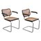 B64 Cesca Chairs by Marcel Breuer for Gavina, 1960s, Set of 2, Image 2