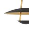 Satellite 40 Ceiling Lamp in Black Brass by Johan Carpner for Konsthantverk 5
