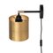 Swipe Brass Wall Lamp from Konsthantverk 3