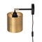 Swipe Messing Wandlampe von Konsthantverk 3