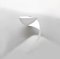 Mid-Century Modern White Flame Wall Lamp by Serge Mouille, Image 2