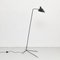 by Serge Mouille Mid-Century Modern Black One-Arm Standing Lamp for Indoor 4