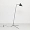 by Serge Mouille Mid-Century Modern Black One-Arm Standing Lamp for Indoor, Image 4