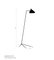 by Serge Mouille Mid-Century Modern Black One-Arm Standing Lamp for Indoor 13