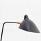 by Serge Mouille Mid-Century Modern Black One-Arm Standing Lamp for Indoor 8
