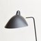 by Serge Mouille Mid-Century Modern Black One-Arm Standing Lamp for Indoor 6