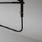 Black Lamp with Two Fixed and One Rotating Curved Arm by Serge Mouille 6