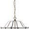 Large Glimminge Oxidized Brass Ceiling Lamp with 3 Arms from Konsthantverk 2